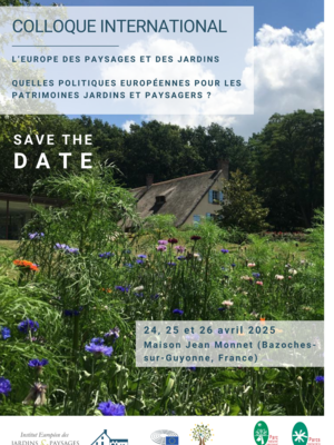 Colloque "L'Europe des paysages et des jardins"